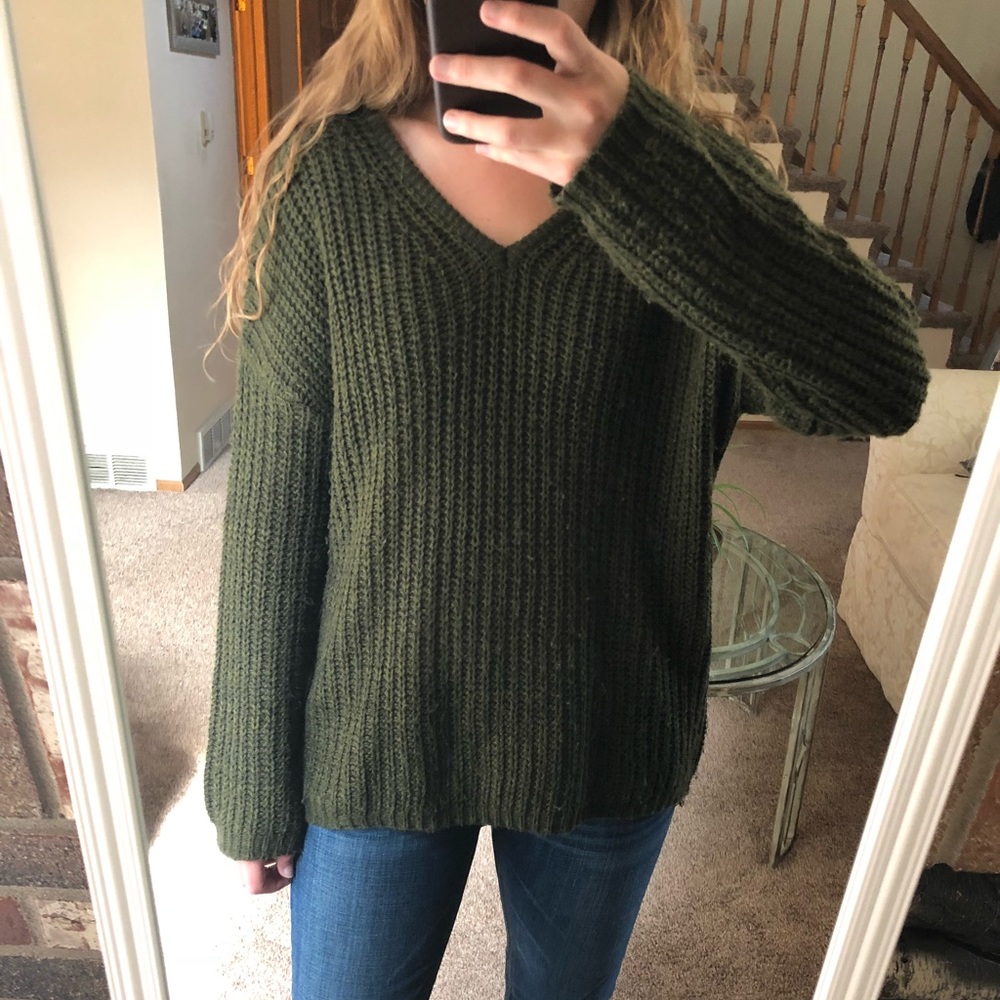Dark Green Cotton-On Sweater